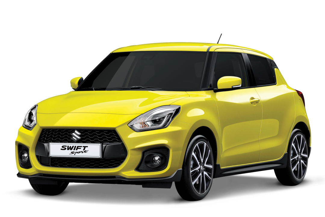 Swift Sport car showcase